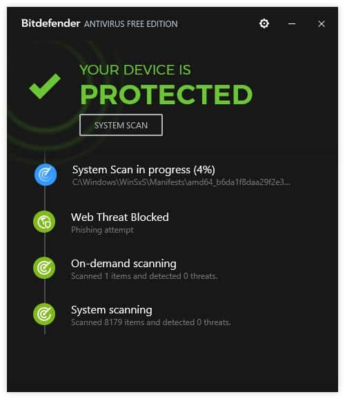 Bitdefender Antivirus Free Edition