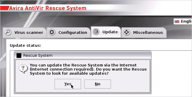 Update the Rescue System