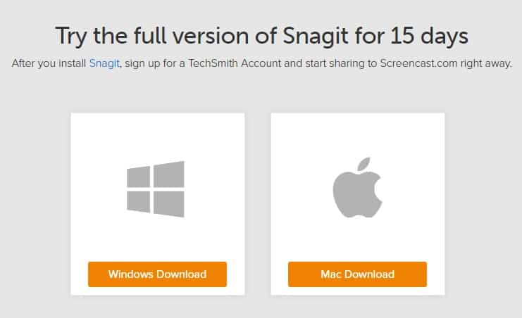 Install 'Snagit' on your Windows