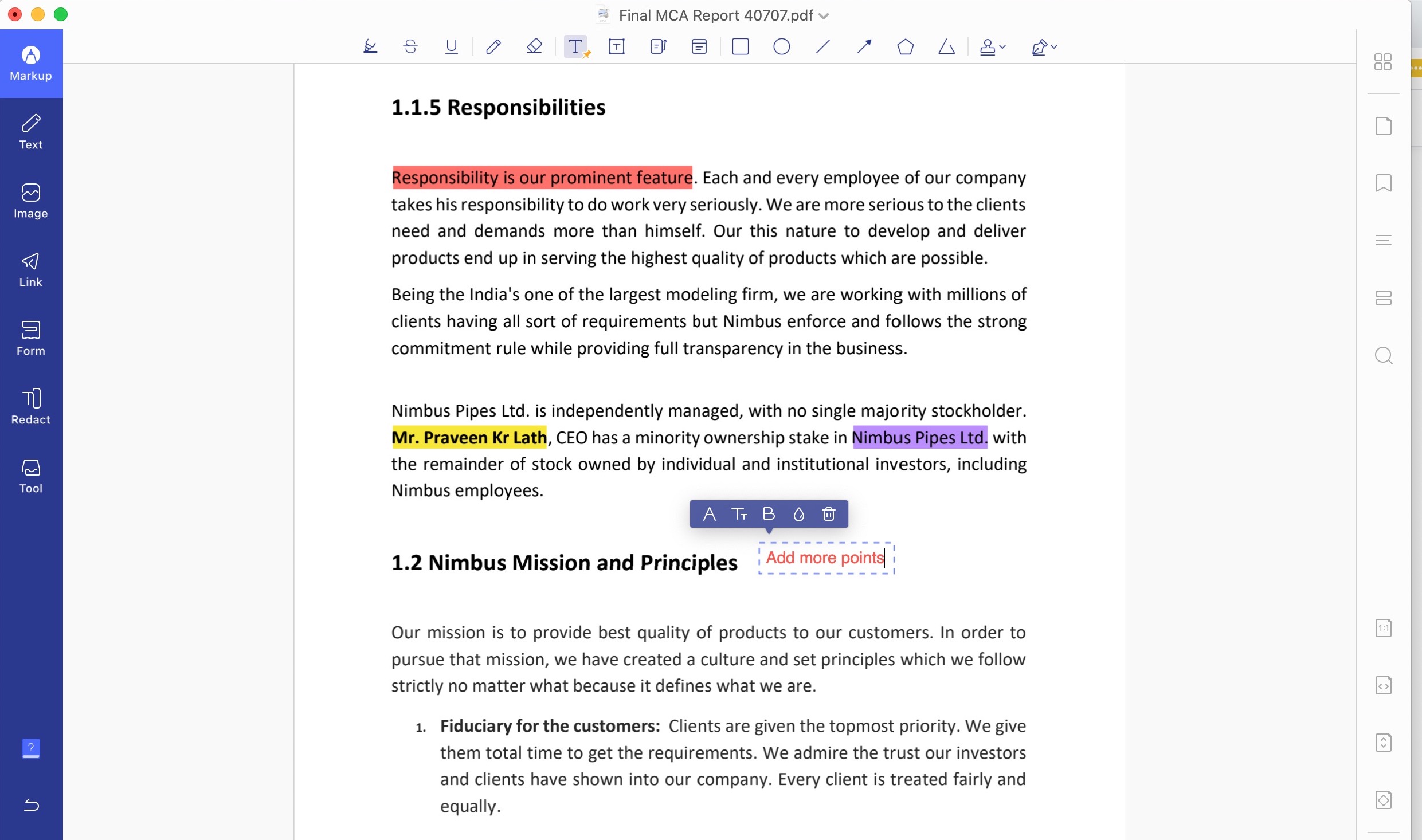 annotate PDFs