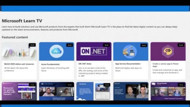 microsoft learn tv