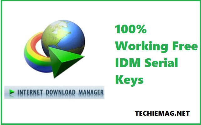 100% Working Free IDM Serial Keys