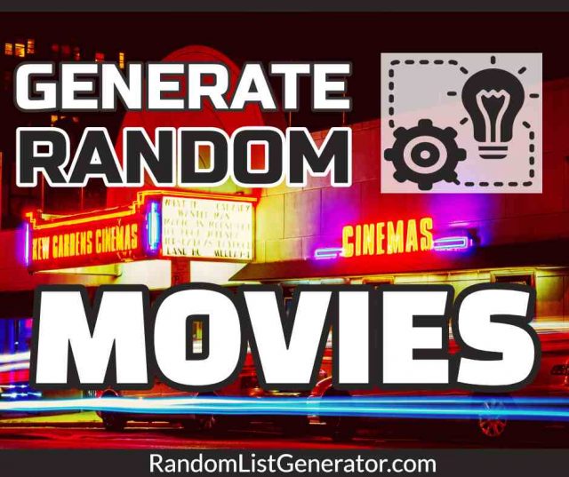 Random Movies to Watch